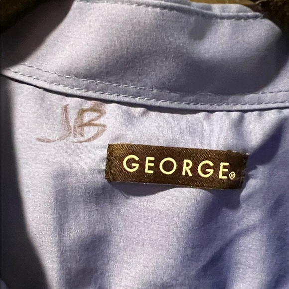 George Light Blue Button-Up Shirt-EUC - Picture 8 of 9